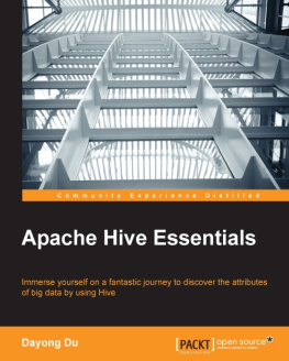 Dayong Du - Apache Hive Essentials