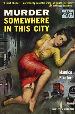 Maurice Procter - Murder Somewhere in This City