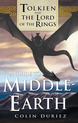 Duriez Colin - Tolkien and The Lord of the Rings : a guide to Middle-earth