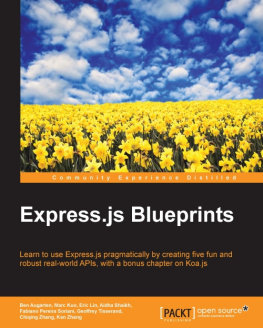 Ben Augarten Express.js Blueprints