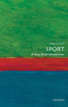 Mike Cronin - Sport: A Very Short Introduction