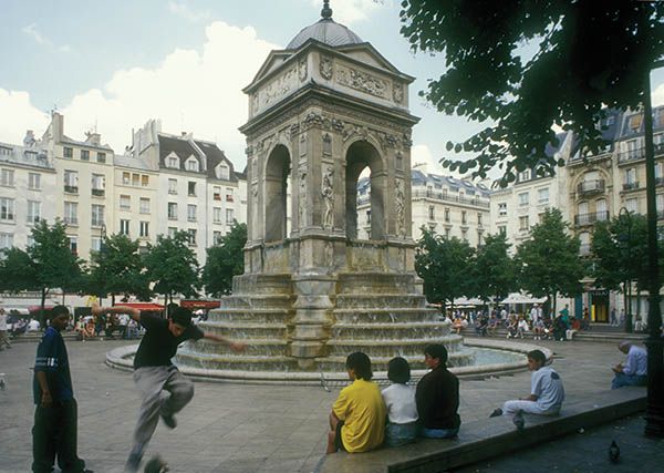 Place Joachim du Bellay site of the Cemetery of the Innocents Finished in - photo 6