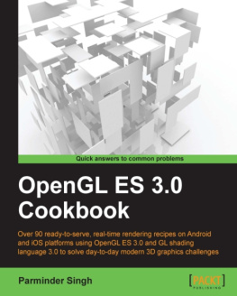 Parminder Singh - OpenGL ES 3.0 Cookbook