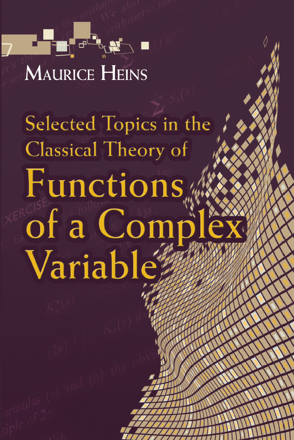 Selected Topics in the Classical Theory of Functions of a Complex Variable - photo 1