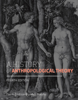 Paul A. Erickson - A History of Anthropological Theory