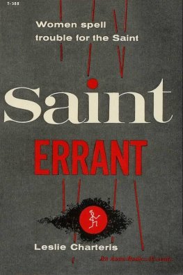 Leslie Charteris Saint Errant