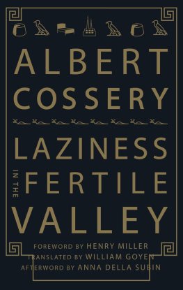 Albert Cossery - Laziness in the Fertile Valley