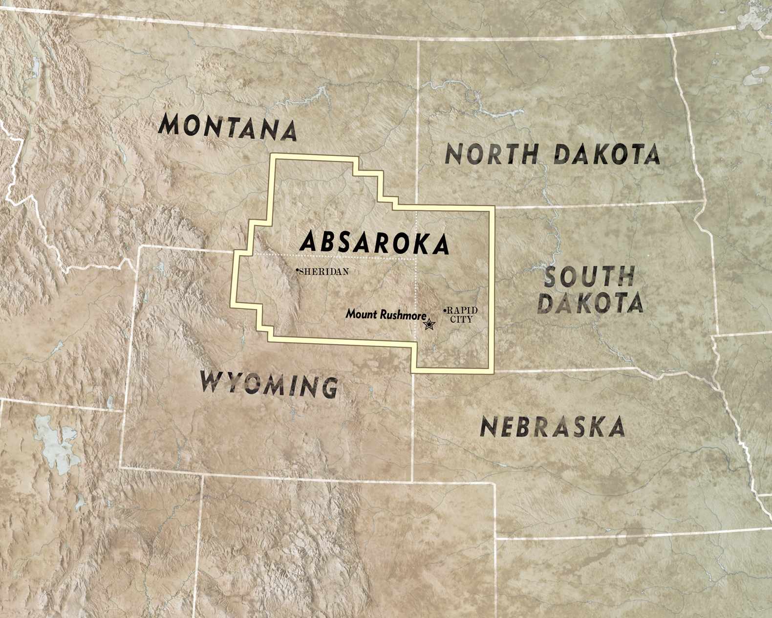 Approximation of Absarokas boundaries Y ou may laugh at the notion of - photo 5