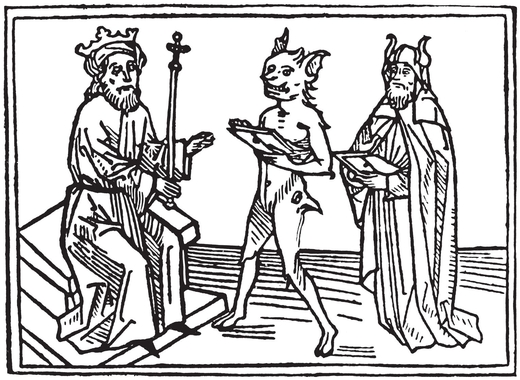 18 The demon Belial presenting his credentials to Solomon From Jacobus de - photo 8