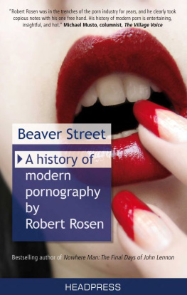 Robert Rosen Beaver Street: A History of Modern Pornography