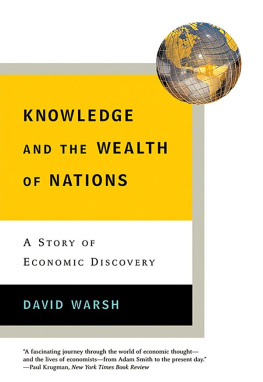 David Warsh Knowledge and the Wealth of Nations: A Story of Economic Discovery