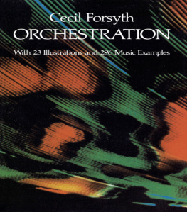 Cecil Forsyth - Orchestration