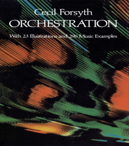 Cecil Forsyth Orchestration