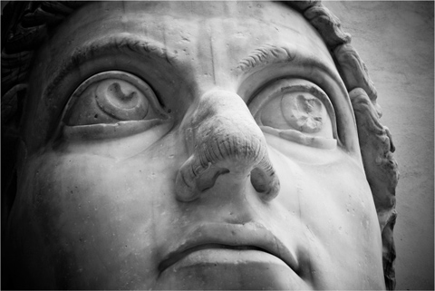 1 Part of a monumental marble statue of Constantine from the Capitoline Hill in - photo 3