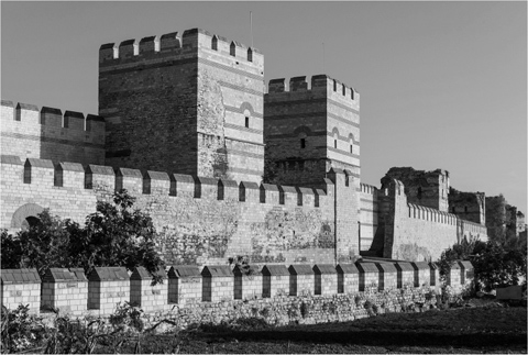 13 A reconstructed section of the Land Walls of Constantinople which clearly - photo 15