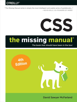 David Sawyer McFarland - CSS: The Missing Manual