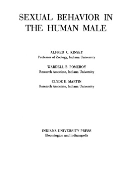 Alfred C. Kinsey - Sexual Behavior in the Human Male