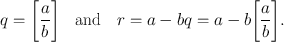 Remark 14 There exists a version of the Euclidean division in The result is - photo 10