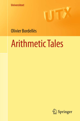 Olivier Bordellès Arithmetic Tales