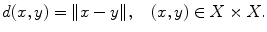 This metric measures the size of the displacement between x and y While every - photo 17