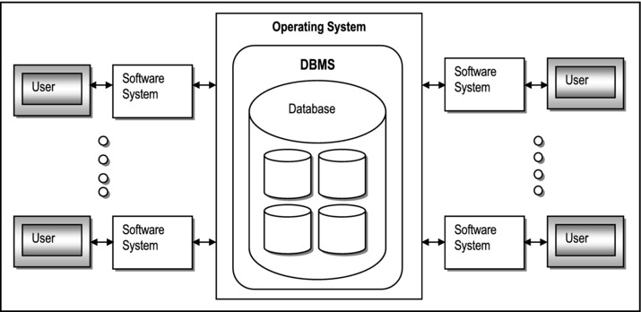 Figure 1-1 Simplified Representation of a DBS Databases are essential to - photo 1