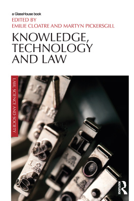 Emilie Cloatre Knowledge, Technology and Law