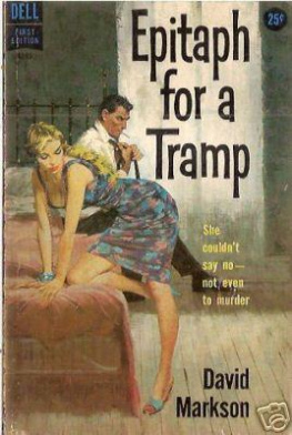 David Markson Epitaph for a Tramp (Harry Fannin Mysteries)