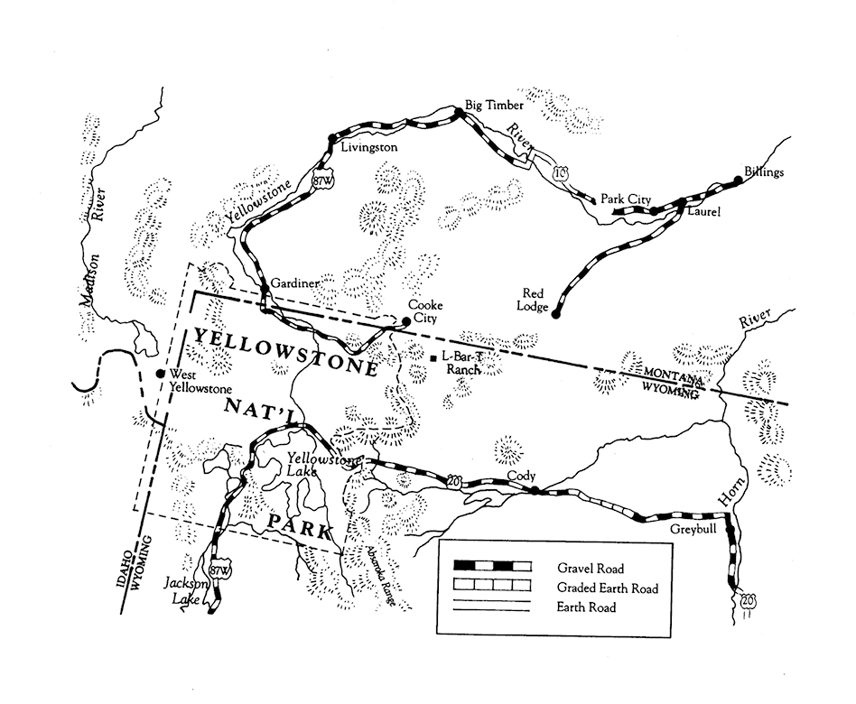 The isolated L-Bar-T Ranch area east of Yellowstone National Park where the - photo 5