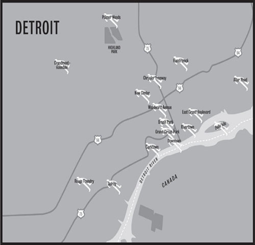 Detroit The name comes from les troits the narrows for the river straits - photo 1