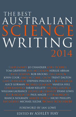 Ashley Hay - The Best Australian Science Writing 2014