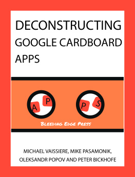 Michael Vaissiere Deconstructing Google Cardboard Apps