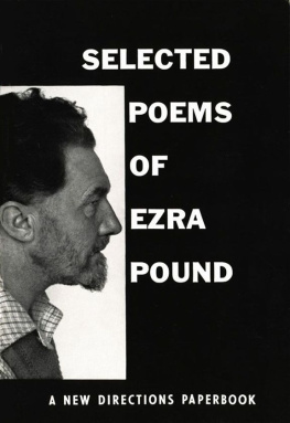 Ezra Pound [Pound - Selected Poems of Ezra Pound (New Directions Paperbook)