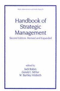 title Handbook of Strategic Management Public Administration and Public - photo 1