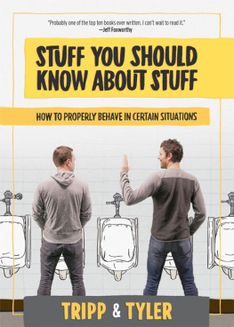 Tyler Stanton Stuff You Should Know About Stuff: How to Properly Behave in Certain Situations