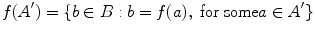 is the image of A under f The set f A is called the range of the function - photo 6