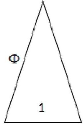 Isosceles triangle whose base angles are twice its apex angle The regular - photo 2