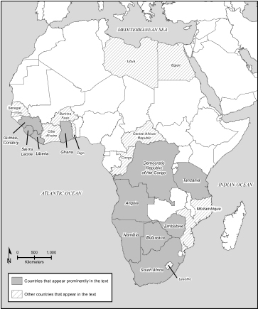 Map 1 Africa Map by Brian Edward Balsley GISP 1 An Introduction to Africas - photo 2