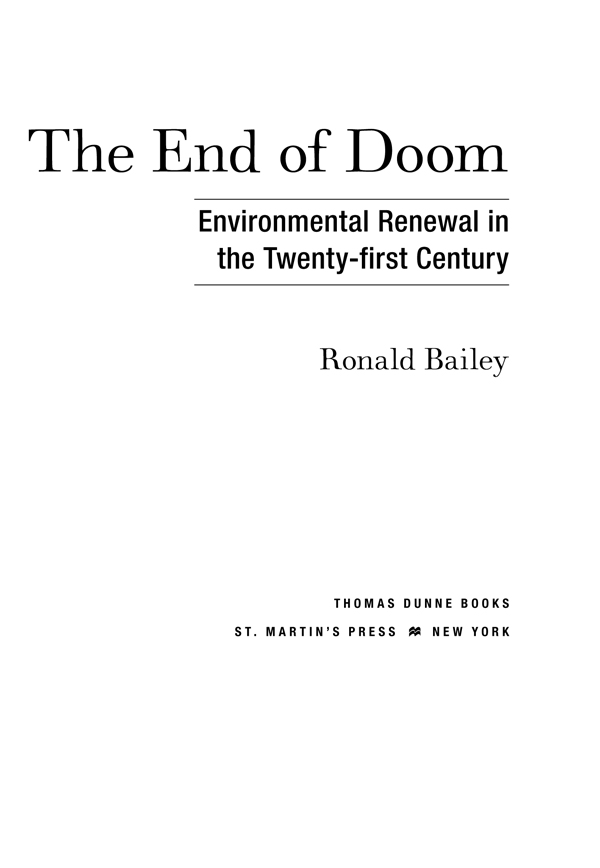 The End of Doom Environmental Renewal in the Twenty-first Century - image 1