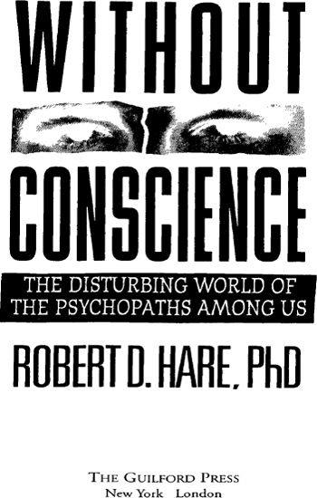 Epub Edition ISBN 9781606235782 1993 by Robert D Hare PhD Published in 1999 - photo 1