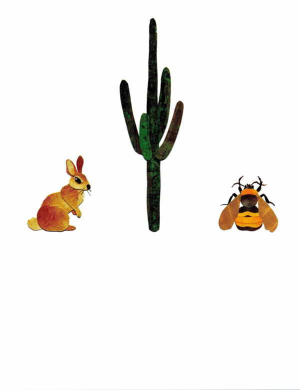 Rabbits cacti bumblebees jellyfish penguins sunflowersall living things on - photo 2