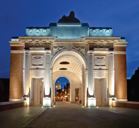 The Menin Gate Memorial to the Missing at Ypres This dignified building of - photo 3