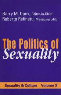 title The Politics of Sexuality Sexuality Culture 1095-5143 V 3 - photo 1