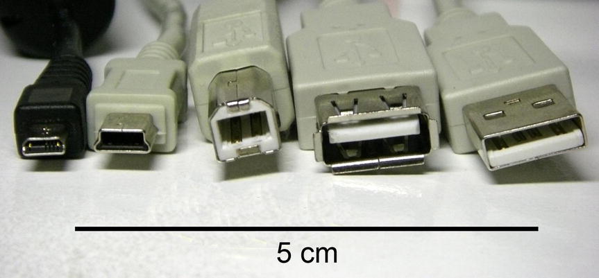 Figure 1-3 Different types of USB connectors Warning Although you could - photo 3