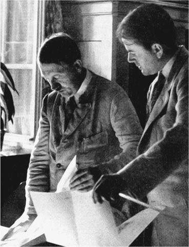 6 Hitler and Speer discuss architectural plans at the Obersalzberg Hitlers - photo 8