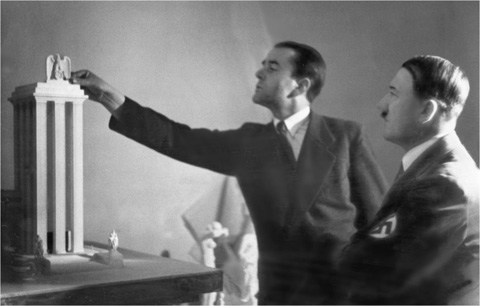 8 Speer shows Hitler a scale model of his design for the German Pavilion for - photo 10