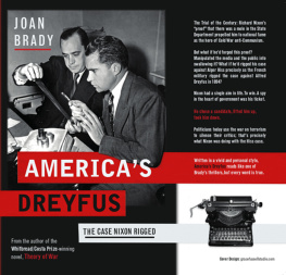 Joan Brady - Americas Dreyfus: The Case Nixon Rigged