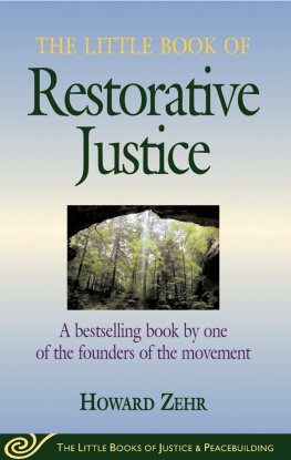 Howard Zehr - The Little Book of Restorative Justice