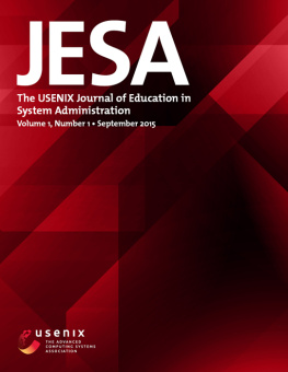 USENIX - JESA: The USENIX Journal of Education in System Administration