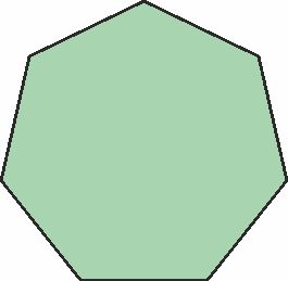 Regular octagons an 8-sided shape with 8 equal sides and a 135 angle at every - photo 6