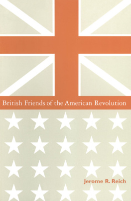 Jerome R. Reich - British Friends of the American Revolution